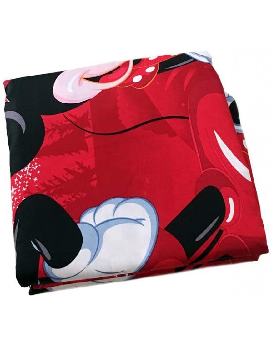 Haru Homie 100% Cotton Kids Reversible Printing Mickey Mouse Couples Duvet Cover 3PCS Bedding Set with Zipper Closure,QueenNo Comforter - B9O7462XU