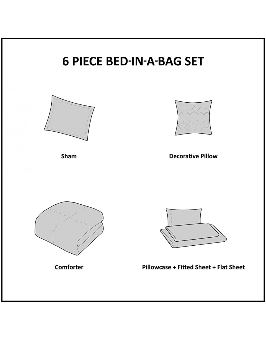 Intelligent Design Lorna Complete Bag Trendy Metallic Mermaid Scale Scallop Print Comforter with Polka Dots Sheet Set Teen Bedding for Girls Bedroom Twin Aqua ID10-1572 - B7FTD9AOC