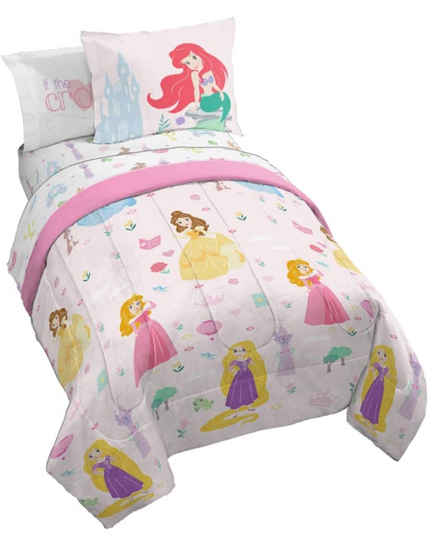 Jay Franco Disney Princess Paper Cut Bed Set Full - B40LDI8G2