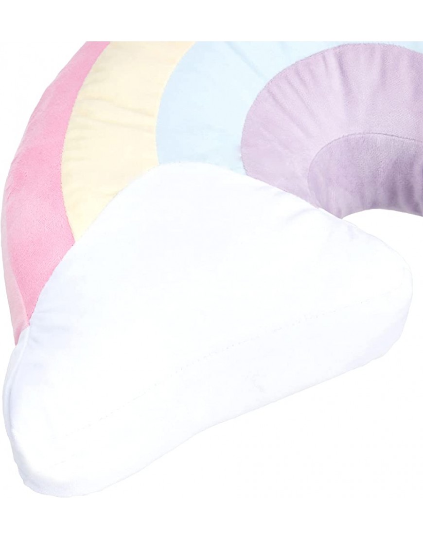 Basics Kids Unicorns & Rainbows Decorative Pillow Rainbow - B1ZIXZI2G