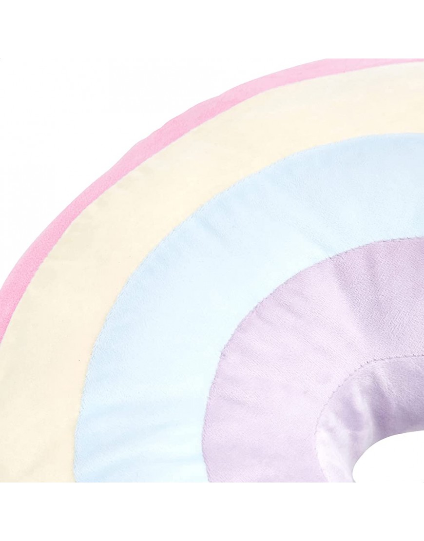 Basics Kids Unicorns & Rainbows Decorative Pillow Rainbow - B1ZIXZI2G