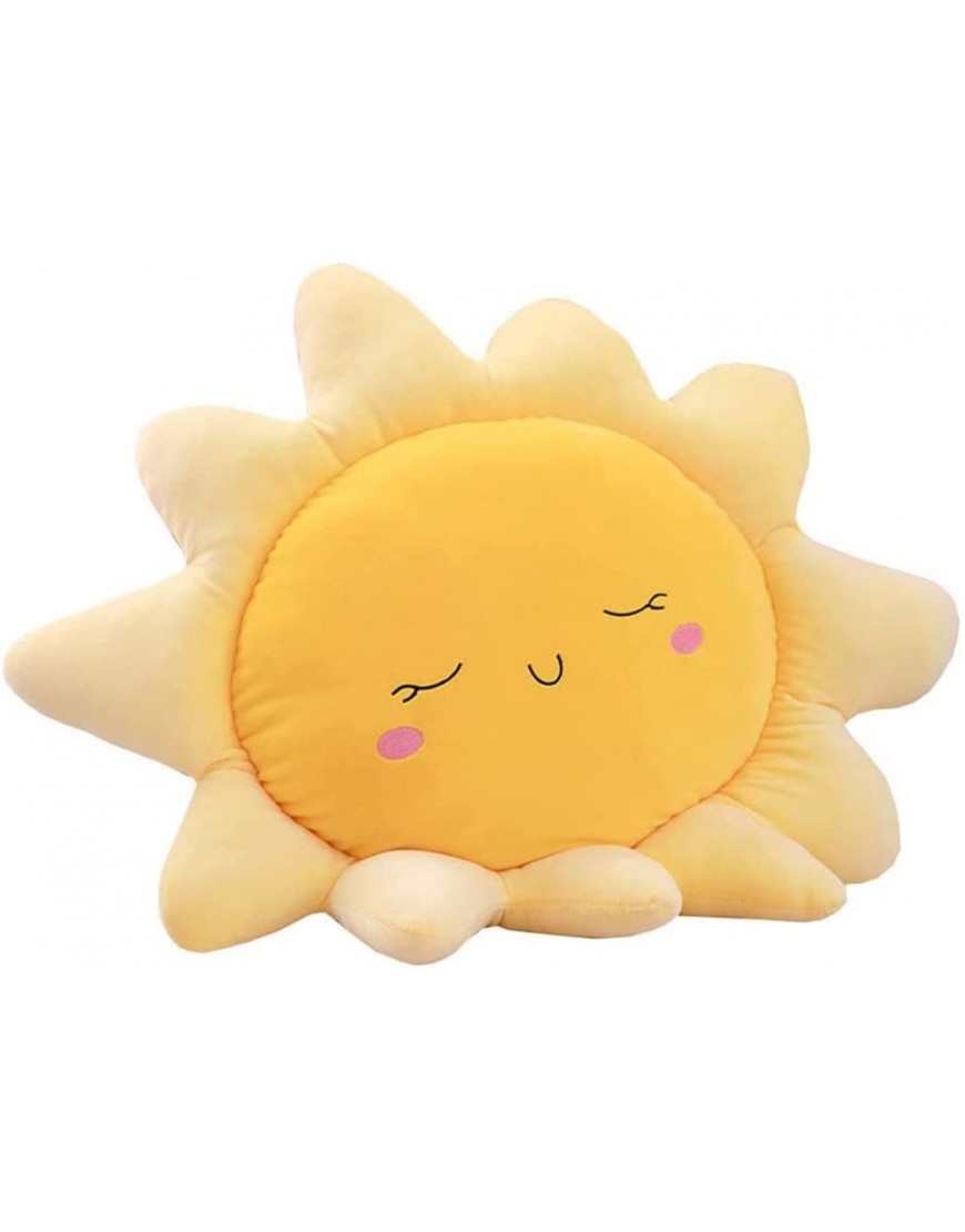 Cuddly Plush Sun Pillow Cloud Decorative Pillow for Bedroom Playroom Nursery Cute Photo Props Pillow-01 Sun,17.5" - BZQ23OM5J
