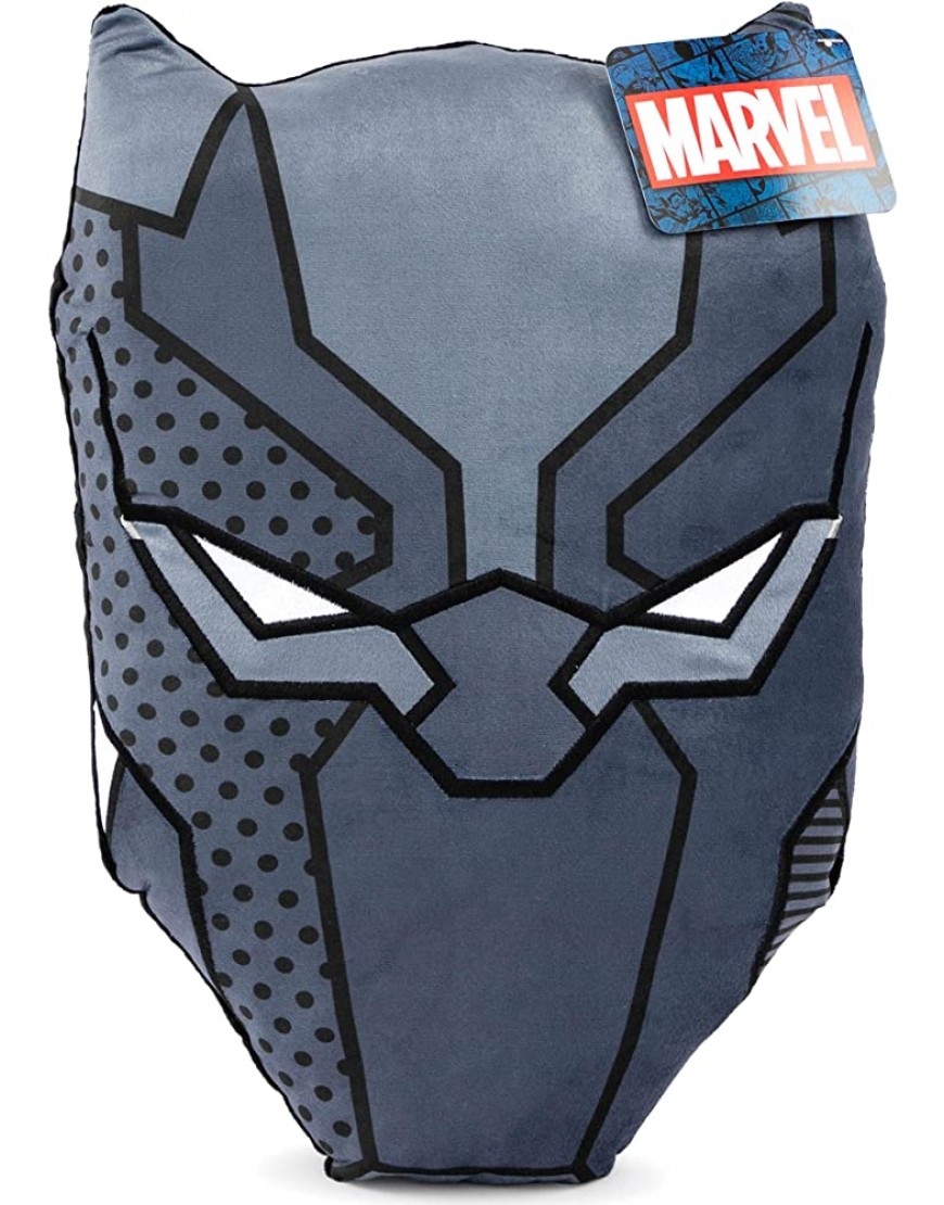 Jay Franco Marvel Avengers Black Panther Pop Decorative Pillow Super Soft Throw Plush Pillow Measures 16 Inches Official Marvel Product - BU6N5HU8I