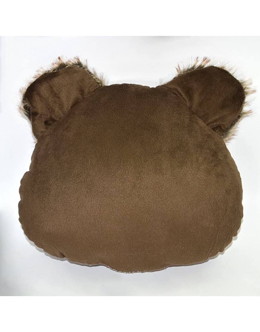 JWH 3D Animal Cushion Vivid Accent Pillows Decorative Throw Pillow Stuffed Plush Children Gifts Home Bed Living Room Farmhouse Sofa Couch Decor 12 x 10 Inch Brown Bear Head - BYQB5EPB3