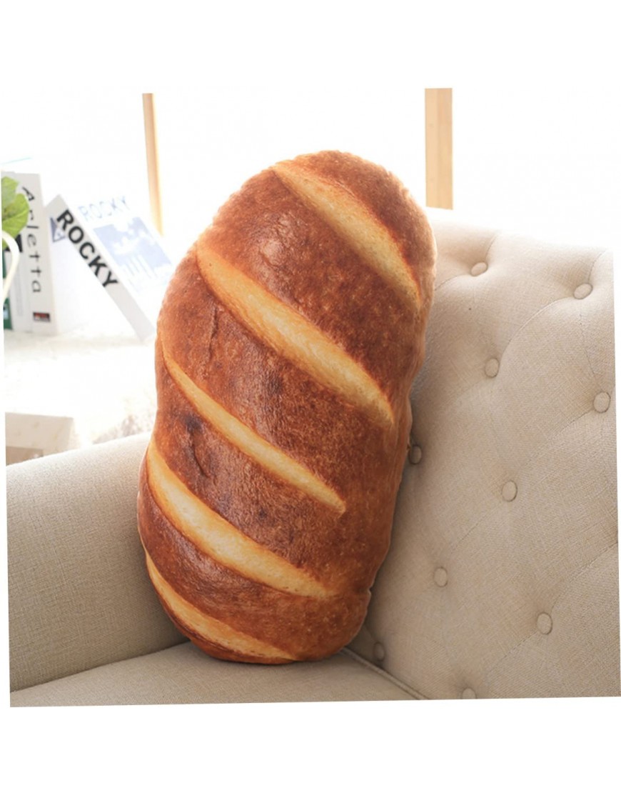 LysiMuus Cushions 40cm Creative 3D Bread Shaped Sofa Pillows Plush Baguette Bread Throw Pillow Home Decorative Cushion for Bed Sofa Car - BIY7W7GOO