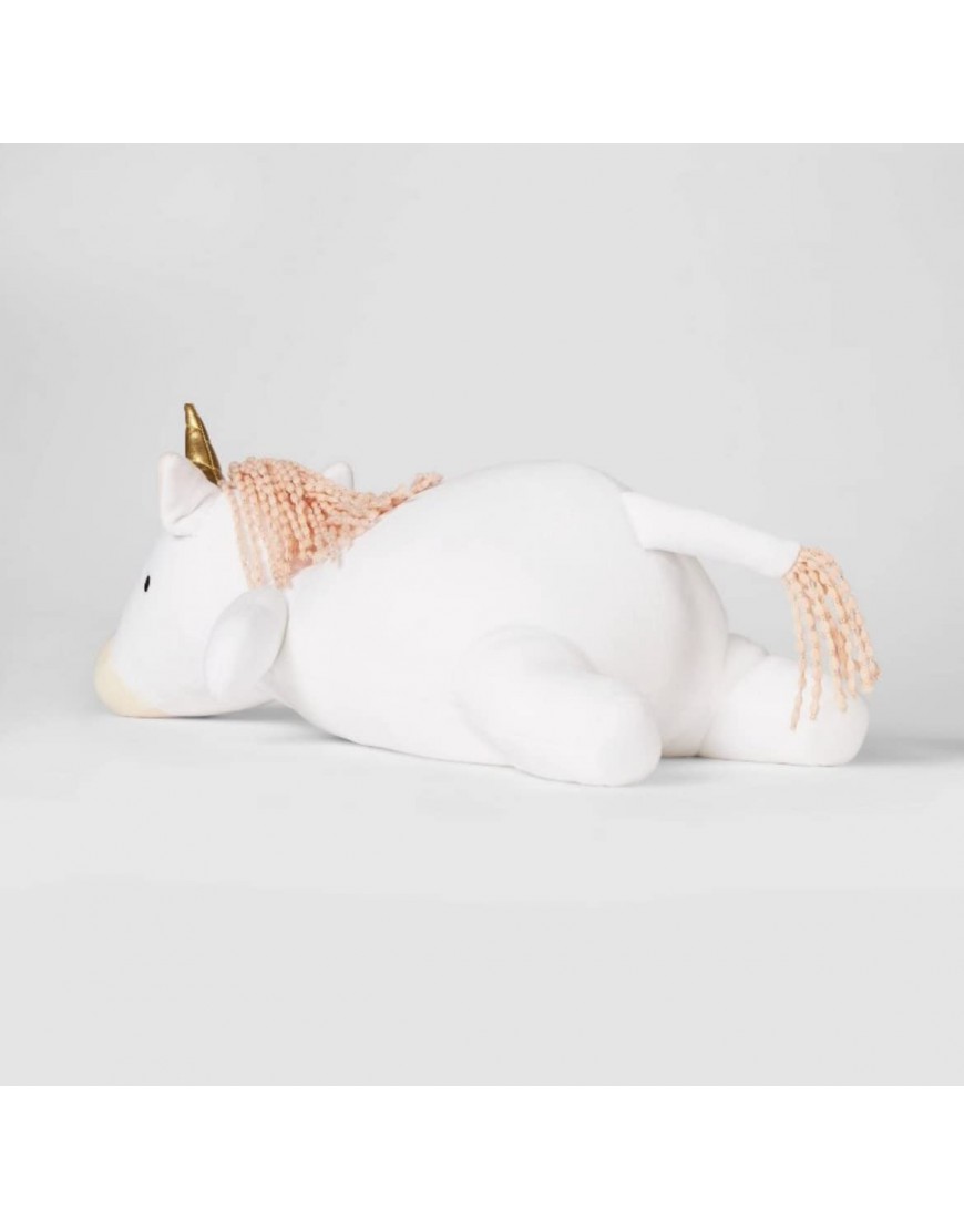 Pillowfort Weighted Plush Throw Pillow Unicorn - BQTPB84SW