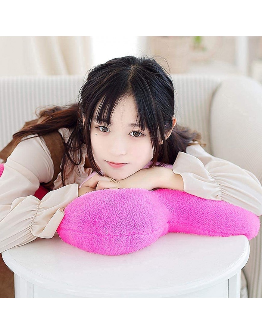 sunyou Cute Plush Red Heart Pillow Cushion Throw Pillows Gift for Friends Children Girl Valentine's Day Fit for Living Room Bed Room Dining Room Office and Sofa Cars Chairs Heart - BBFAUH528
