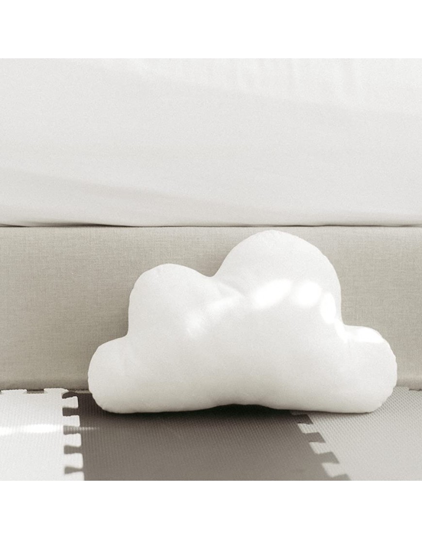 Velvet Pillows Cloud Pillow Decorative for Bed Pillow Bed for Kids Cute Pillows for Bedroom Fun Throw Pillows Cloud Plush Medium 14 x 8 White Cloud - BM8HCTXEG
