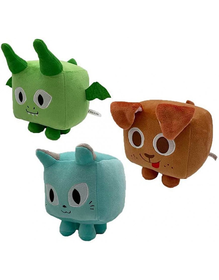 5.9in Cat Plushie Pet Simulator X Dog Cute Plushies Big Games Huge cat Plush Without Code pet Simulator x Soft Stuffed Pillow Toy Cat for Kids and Fans  Color : 3PCS  - B6NBCK077