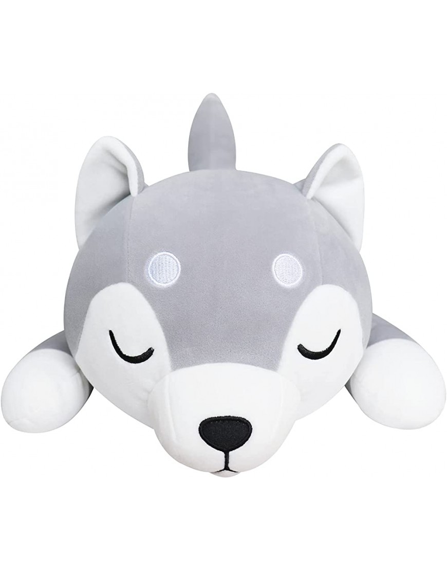 Husky Stuffed Animal Throw Pillow Huskies Anime Body Pillow Kawaii Plush Stuff Animal Big Plushie Stuffed Dog Squishy Pillow Gifts for Boys Girls 30 - BMMHL2MR8