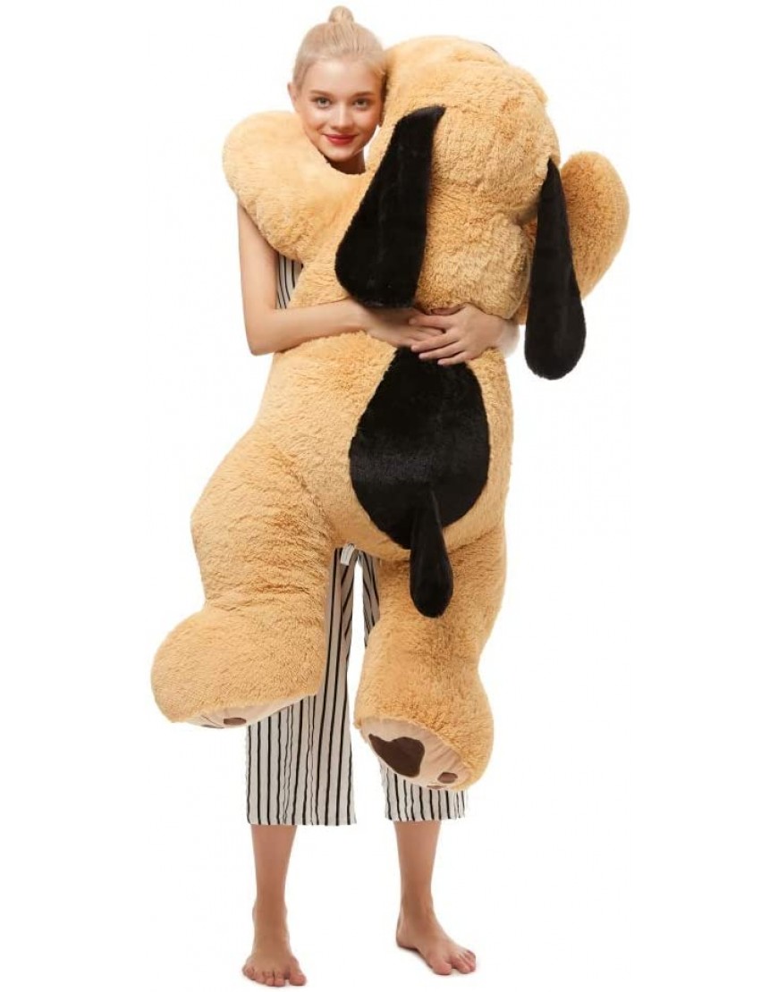 MorisMos Puppy Dog Stuffed Animal Soft Plush Dog Pillow Big Plush Toy for Girls Kids Large-55 Inch - BSM8KDEHL