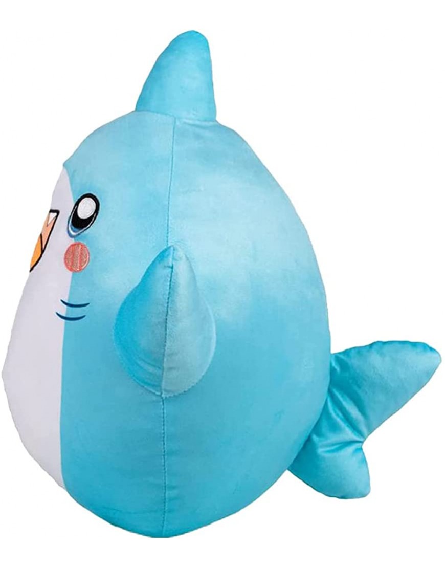 Thicc Shark Plush Shark Toys Shark Pillow Soft Touch Stuffing Full for Children Unique Companion and Doll 11in - BQ6WR8YJ8
