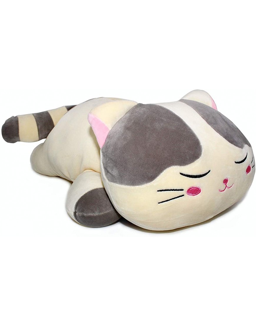 Vintoys Very Soft Cat Big Hugging Pillow Plush Kitten Kitty Stuffed Animals Gray 23.5 - BEW4B0NTV