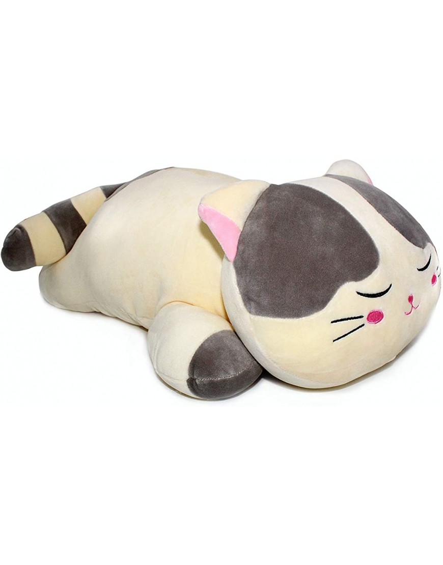 Vintoys Very Soft Cat Big Hugging Pillow Plush Kitten Kitty Stuffed Animals Gray 23.5 - BEW4B0NTV