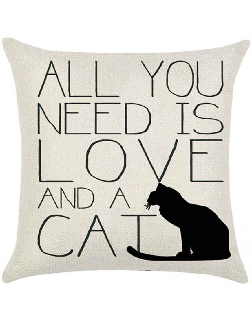 Leono Throw Pillow Covers English Rumor Pattern Cushion Covers Indoor Pillowcase for Sofa Bedroom Car Decorative Pillow Case - BXRVH2A98