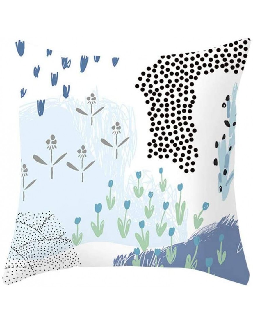 Leono Throw Pillow Covers Fresh Print Pattern Cushion Covers Indoor Pillowcase for Sofa Bedroom Car Decorative Pillow Case - BFSGIY6RB