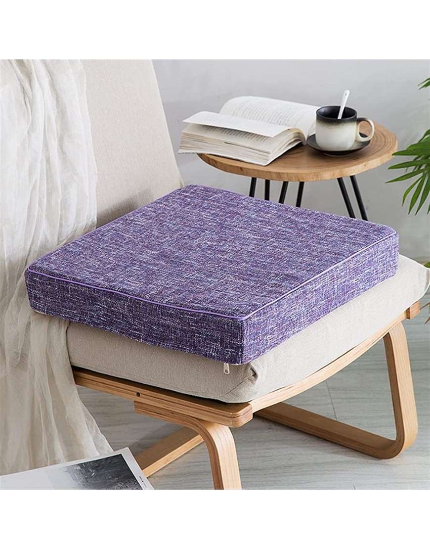 HYYYYH Backpacking Pillow 35D Plus Hard High Density Sponge Sofa Cushion Solid Wood Redwood Window Mat Tatami Chair Cushion Can Be Ordered Size Thickness Color : Brown Specification : 40x40cm 8cmT - BUGXVGKB1