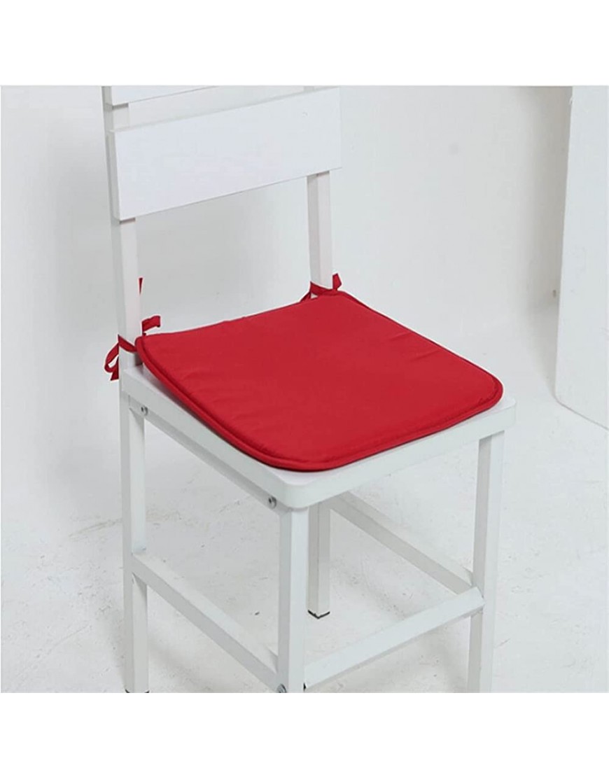 HYYYYH Backpacking Pillow Chair Cushion for Dining Chairs Square Kitchen Office Chair Cushions Home Decor Non-Slip Sofa Car Chair Pads cojin Silla Color : Rose red Specification : 38x38cm - BUDYW9C41