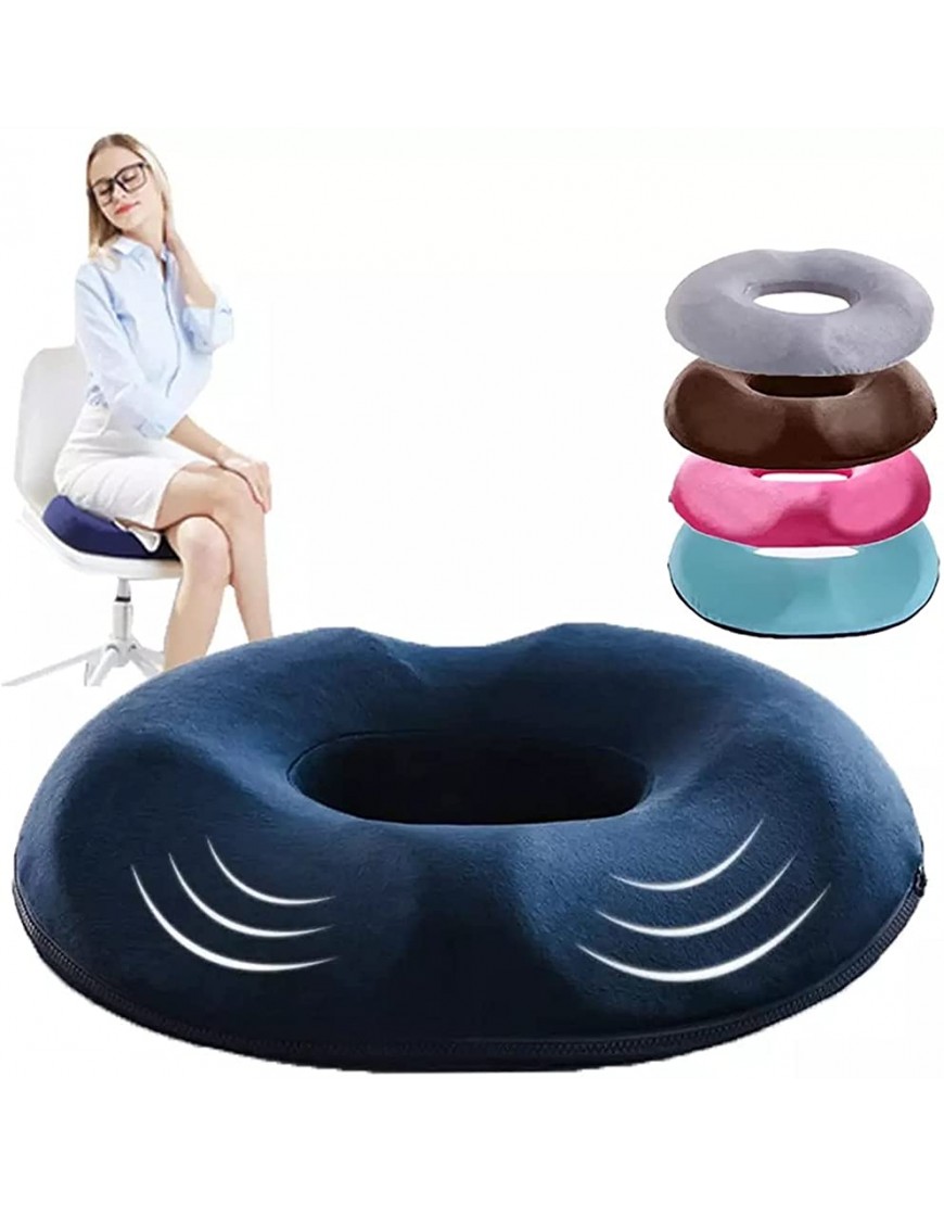 HYYYYH Backpacking Pillow Comfort Donut Cushion Sofa Hemorrhoid Memory Foam Anti Hemorrhoid Massage Tailbone Pillow Car Office Cushion Color : Women Coffee - BEVN2EHOI