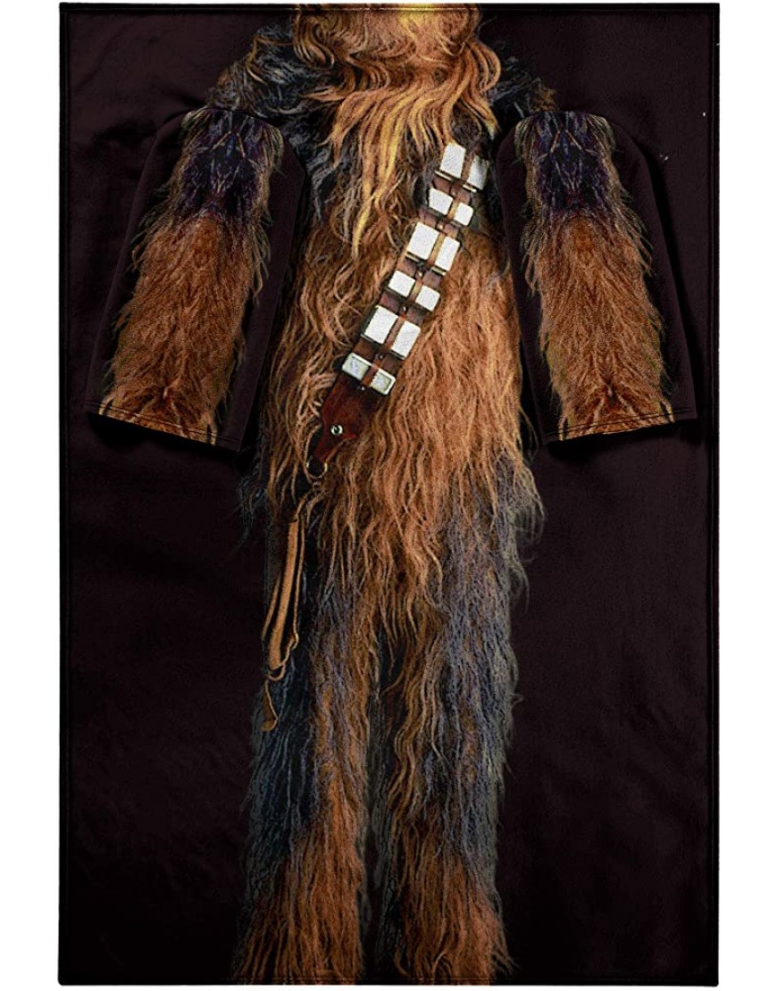 Northwest Disney Star Wars Being Chewie Adult Soft Throw Blanket with Sleeves 48 x 71 Multi Color,1DSW024000003RET - B4EY4RRJ8