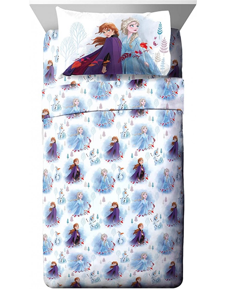 Jay Franco Disney Forest 4 Piece Full Sheet Set Frozen 2 Spirit - BG6D4DO0S