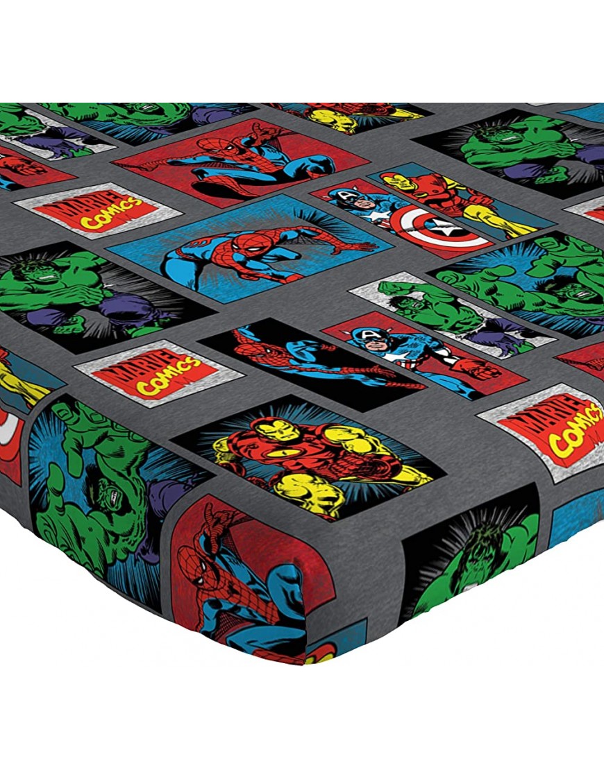 Jay Franco Marvel Avengers Superheroes Full Sheet Set 4 Piece Set Super Soft and Cozy Kid’s Bedding Features Iron Man Fade Resistant Polyester Microfiber Sheets Official Marvel Product - BNJIO9L0P