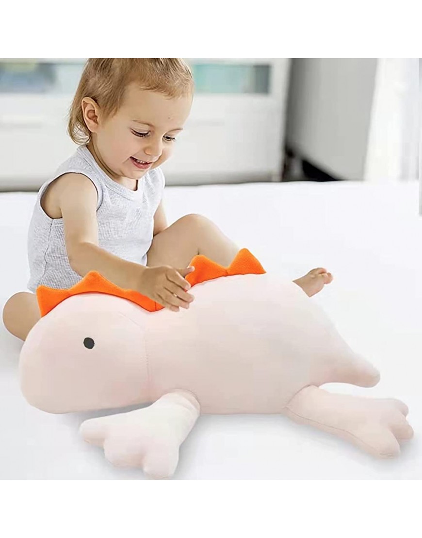 Big Size Dinosaur Weighted Plush Weighted Stuffed Animals Plush Weighted Plush Throw Pillow Weighted Plush Pillowfort for Kids Adults 13.8 Inch Pink - BYN8WLRBO