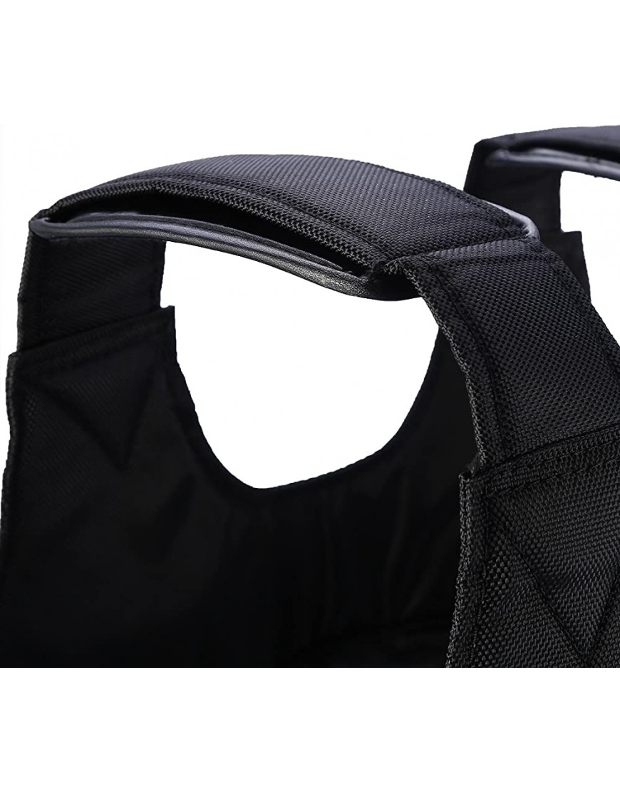 Weighted Vest Adjustable Maximum Load 20kg Exercise Training Waistcoat Gym Weight Loss Fitness Training Jacket Weightloading Vest - B0RB57SWN