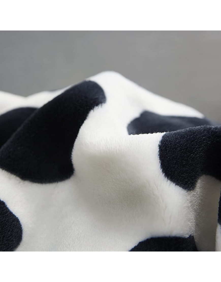 Cow Blanket Beep Online Super Soft Flannel Cow Print Blanket for Kids Black and White Warm Blankets and Throws for Sofa Couch Bed Ideal Gift for Kids 50 x 40 inches - BXV9EUWFR