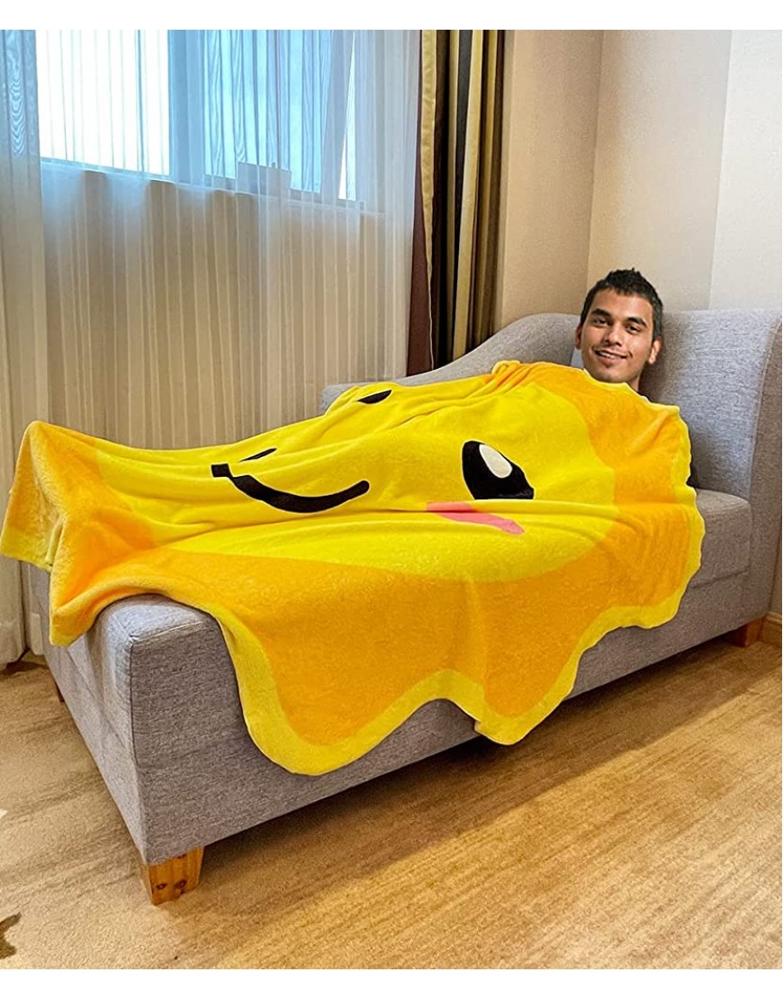 YOQVHUA Sun Throw Blanket Novelty Cute Cartoon Sunflower Blanket You are My Sunshine 71 inches Kids Throw Blanket for Your Family Soft and Comfortable Flannel Blanket for Boys & Girls Adults. - BAS5M04HS