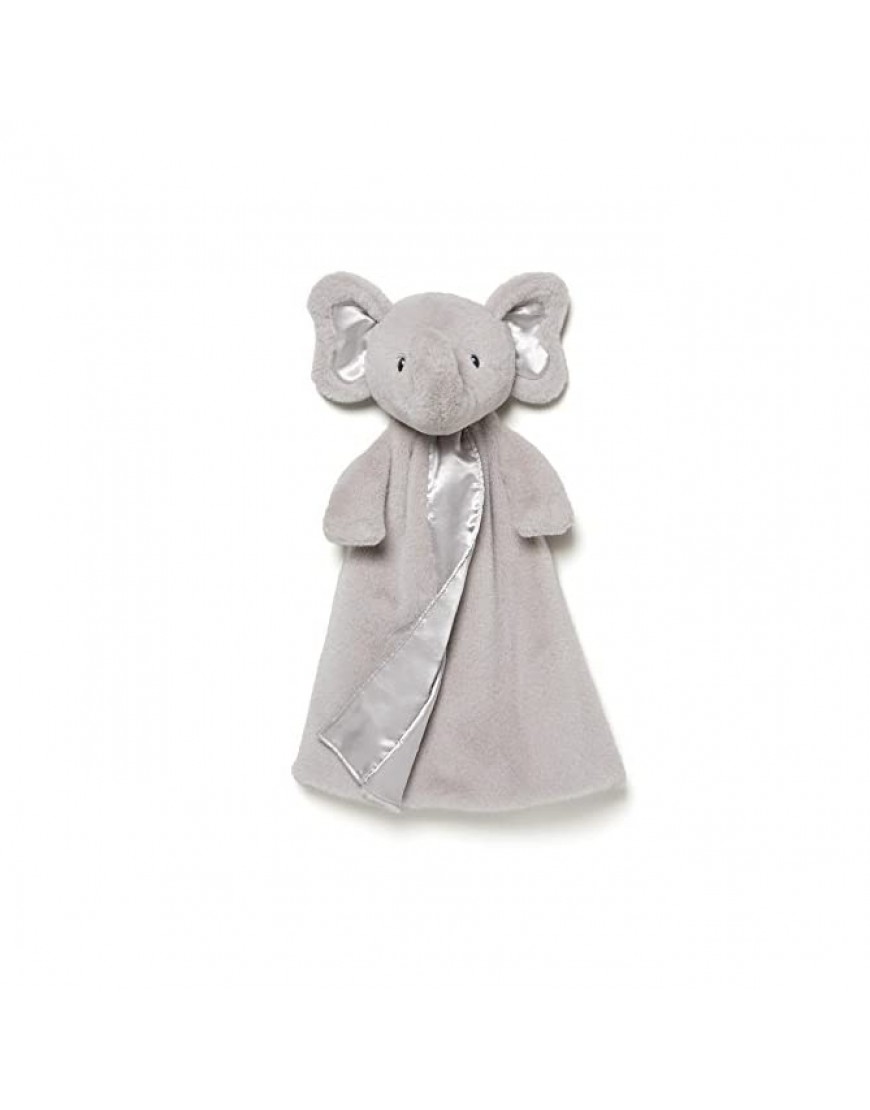 Baby GUND Bubbles Elephant Huggybuddy Stuffed Animal Plush Blanket Gray 17" - BU3VD7DNM