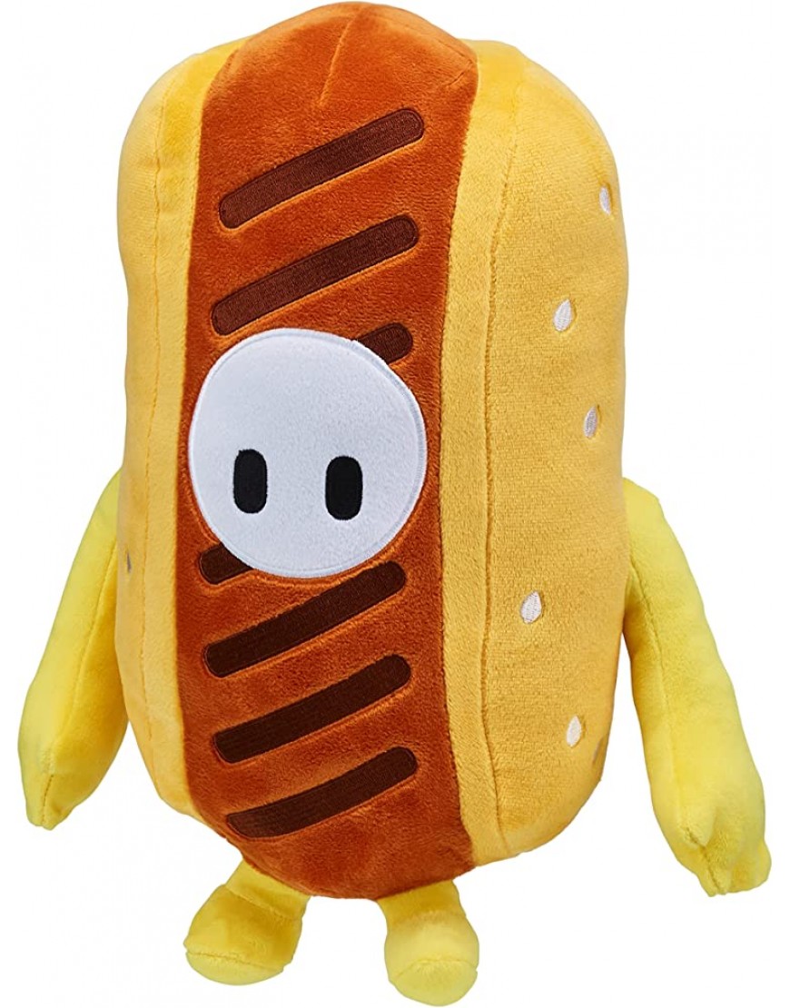 FALL GUYS Moose Toys Hotdog Bean Skin Collectors Edition Official Collectable 12 Super Soft Cuddly Deluxe Plush Toys from The Ultimate Knockout Video Game 3 Comes in a Polybag - BRUZ6M7CJ