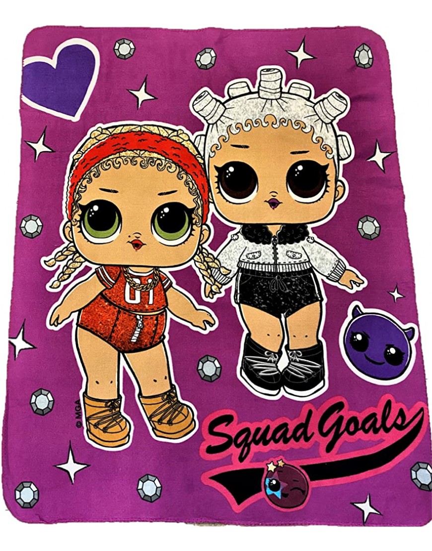 Girls Surprise Dolls Squad Goals Throw Blanket - BAUFS81RA