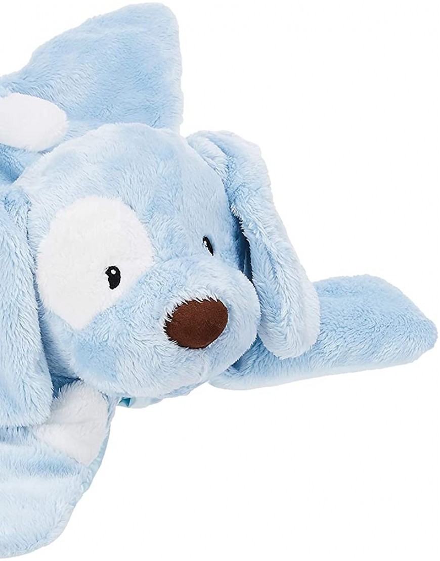GUND Baby Spunky Huggybuddy Stuffed Animal Plush Blanket Blue 15 - BYT0GSLOH