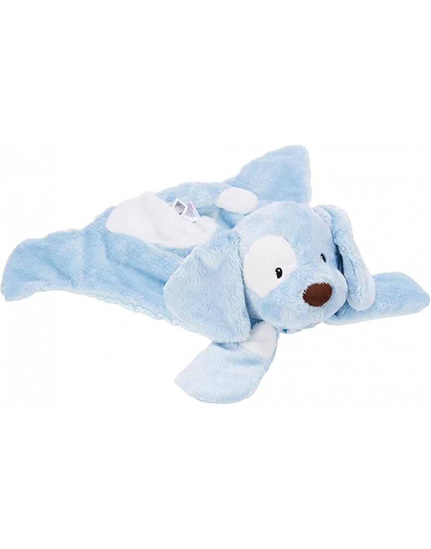 GUND Baby Spunky Huggybuddy Stuffed Animal Plush Blanket Blue 15" - BYT0GSLOH