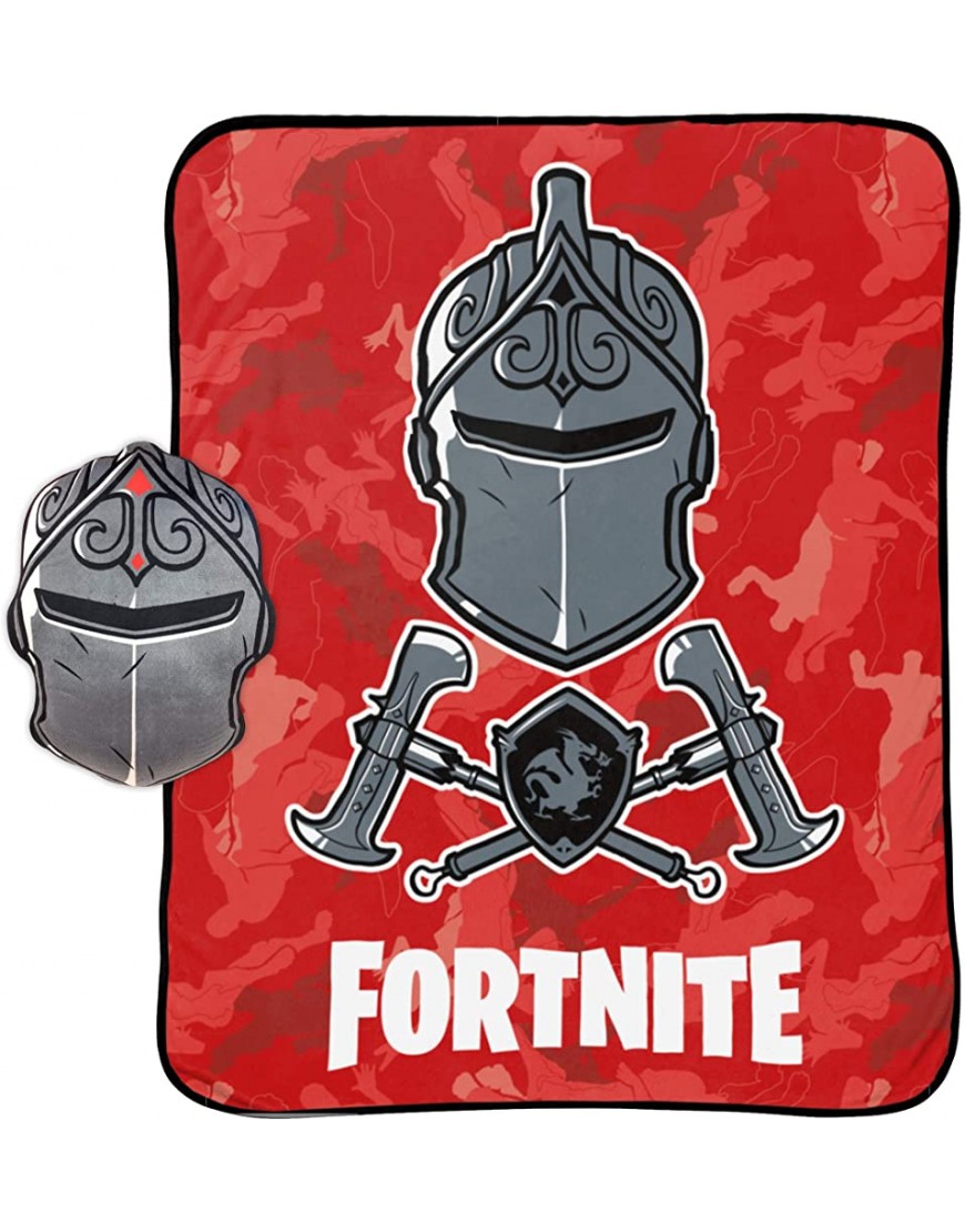 Jay Franco Black Knight Red Camo 2 Piece Nogginz Set Official Fortnite Product - B79CAIRR1