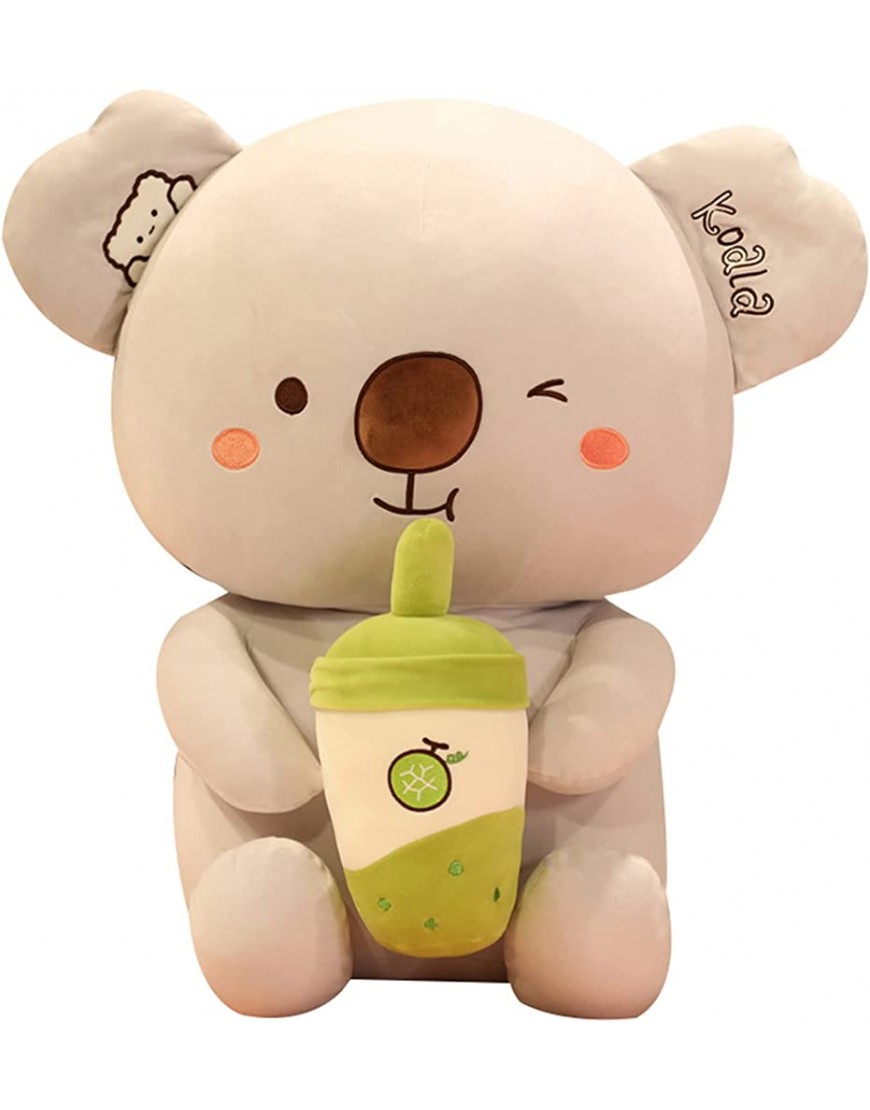 Jinxiu Nan Cartoon Cute Milk Tea Cup Koala Doll Plush Toy Bed Pillow Cute rag Doll Children's Doll Gift Size : Small - BXFIIMOLB
