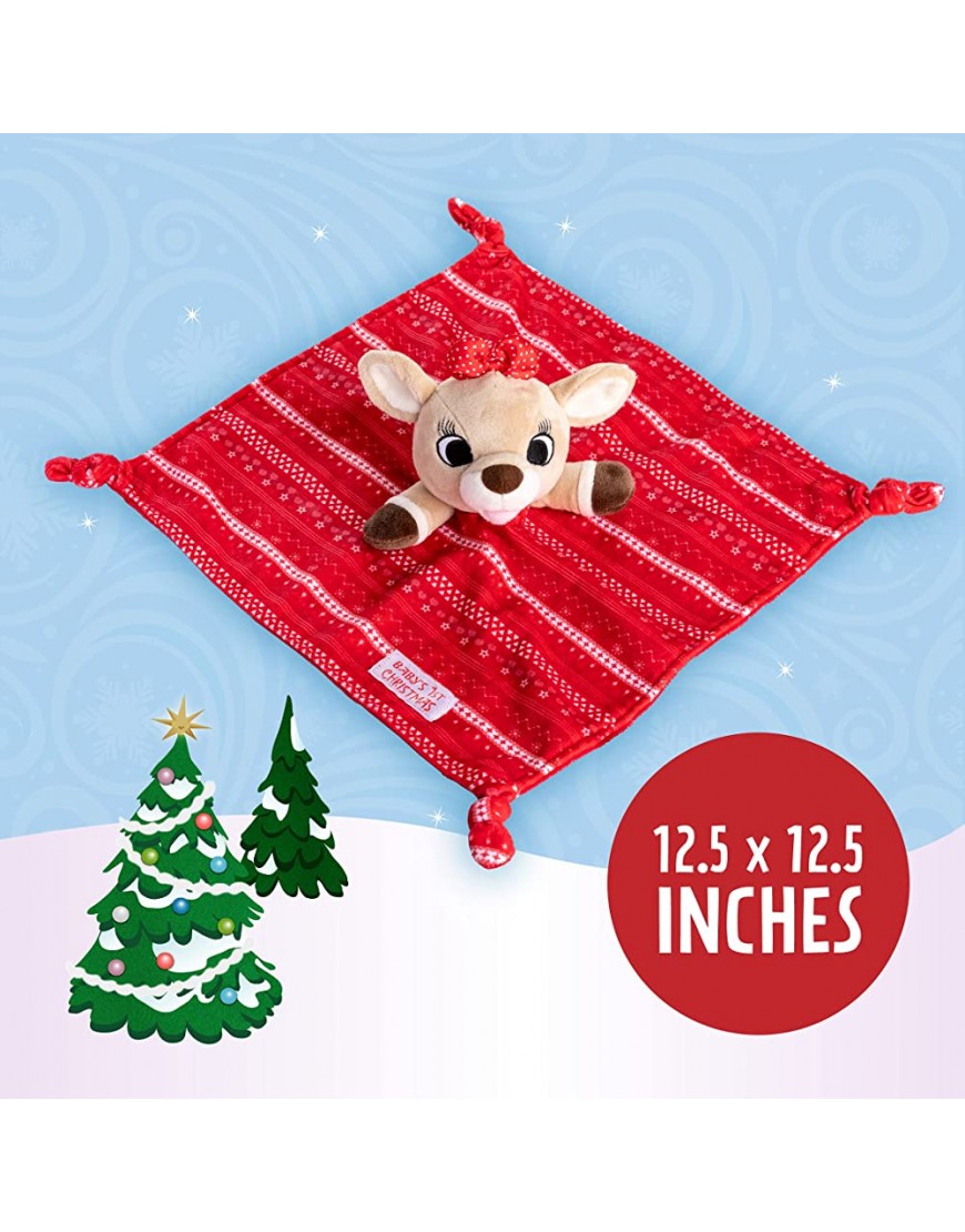 KIDS PREFERRED Clarice Plush Stuffed Animal Snuggler Blanket 12.5 Inches - BBWVRF7D9