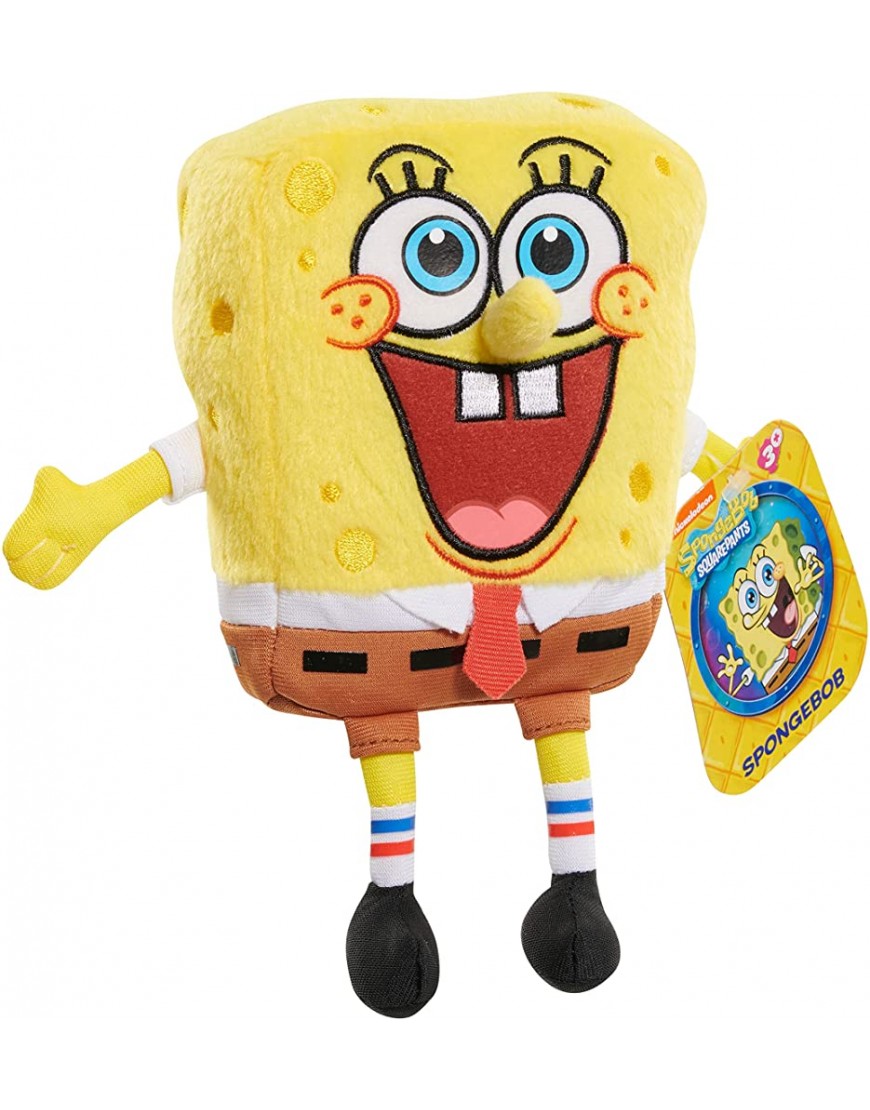 Spongebob Spongebob Bean Plush Spongebob Plush Basic Ages 3 Up by Just Play - BVZJISNGV