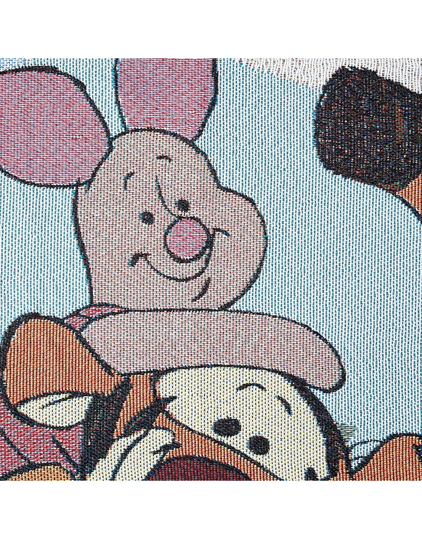 Disney's Winnie the Pooh All My Friends Woven Tapestry Throw Blanket 48 x 60 Multi Color - BGC9ND0EV