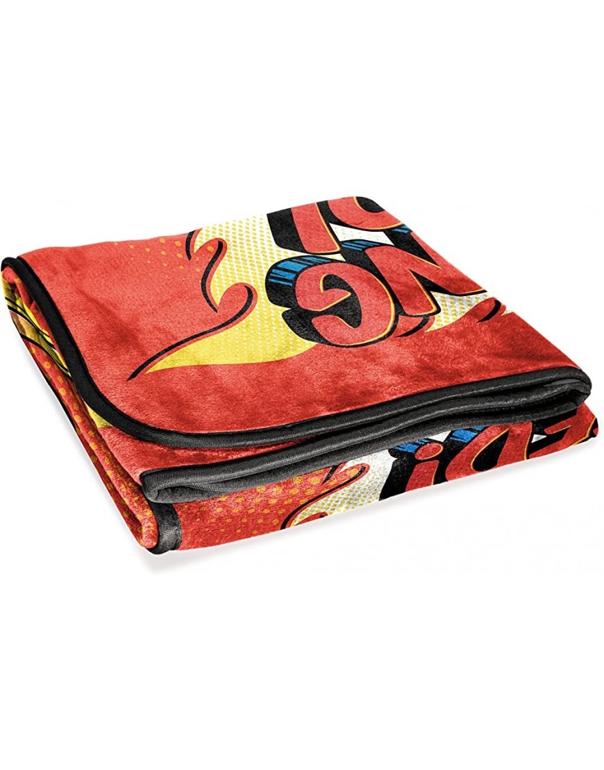 Jay Franco Blaze and The Monster Machines Off to The Races Throw Blanket Measures 46 x 60 inches Kids Bedding Fade Resistant Super Soft Fleece Official Blaze Product - B1RE6RXJP
