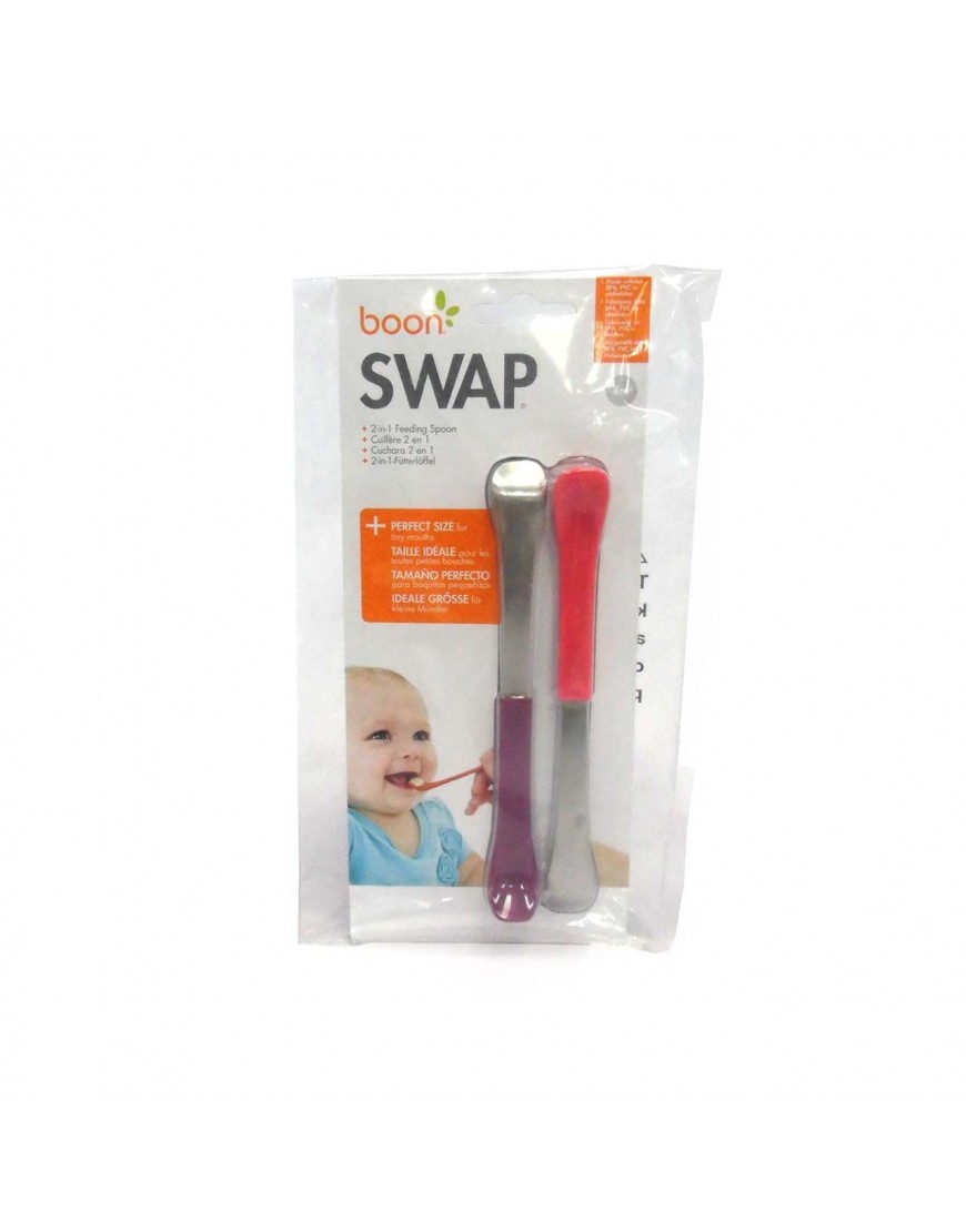 Boon Swap Baby Utensils Pink Purple - BSRAUL5Q6