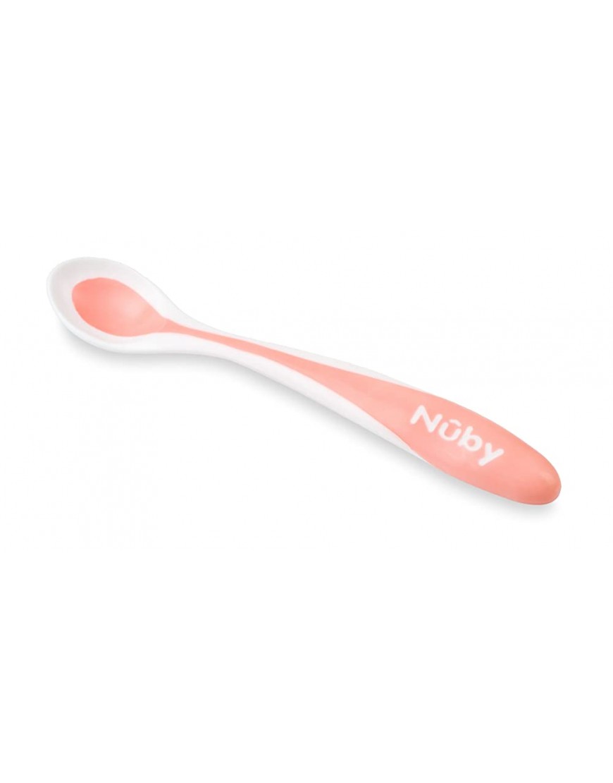 Nuby 4-Pack Hot Safe Feeding Spoons - BTQVPILX5