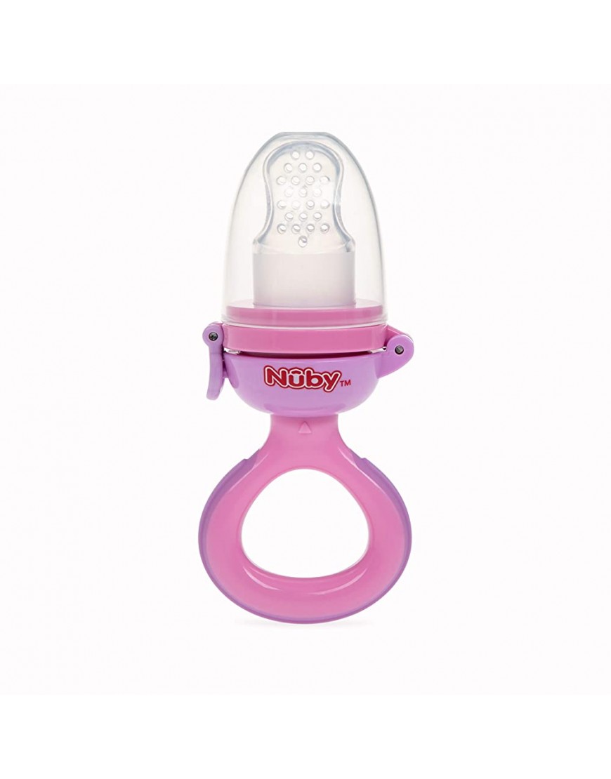 Nuby Twist N' Feed Infant First Foods Feeder with Hygienic Cover: 10M+ Colors May Vary Multi - BZGHMVRQW
