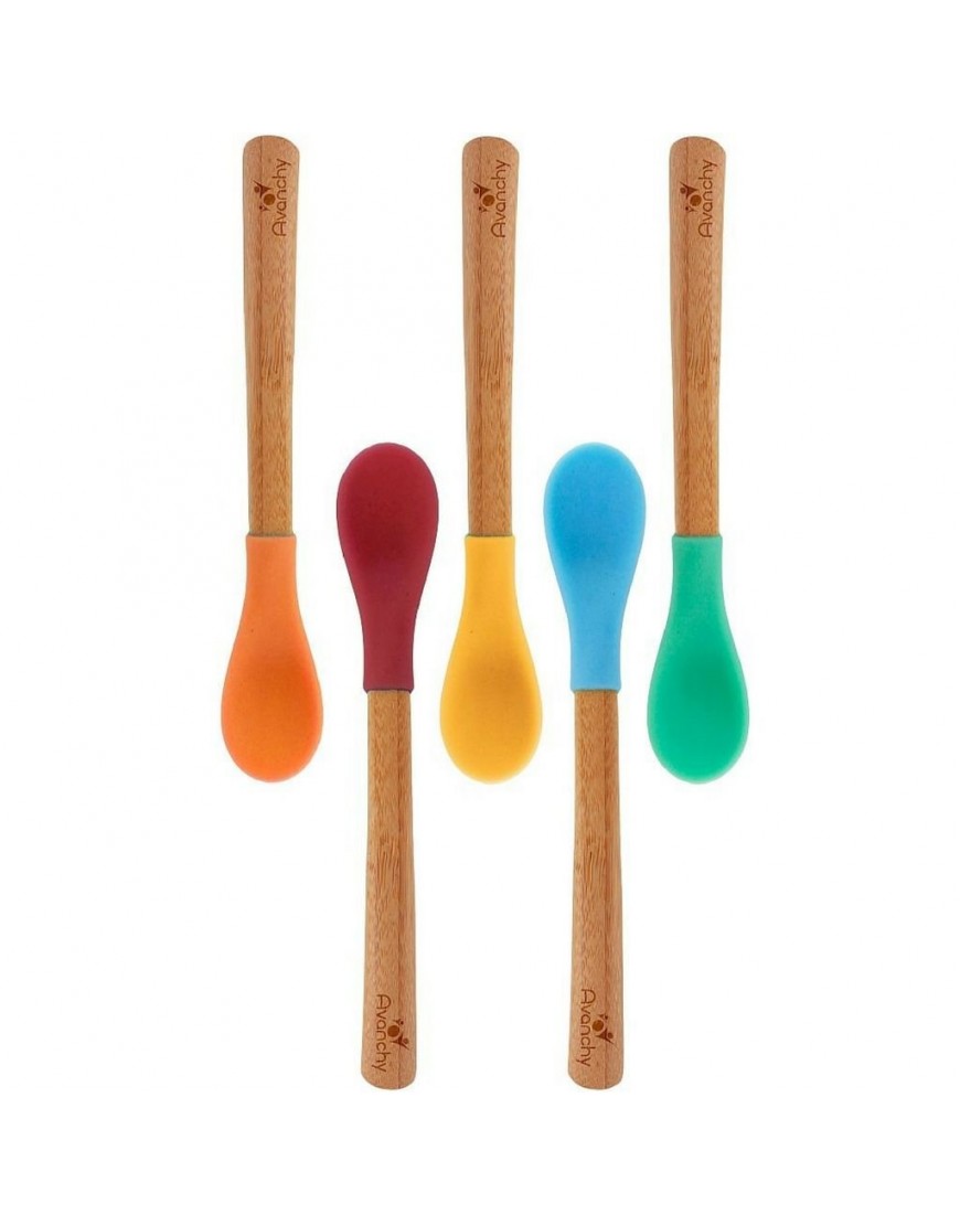 Rainbow Steps Gift Set Infant Spoons Set + Baby Training Forks. Baby Shower Baby Registry Home Set & More. Baby Girl Baby Boy Unisex. - BEO7O77SW