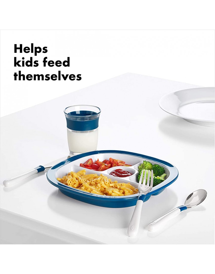 OXO Tot Cutlery Set for Big Kids Navy - BHCUUED31