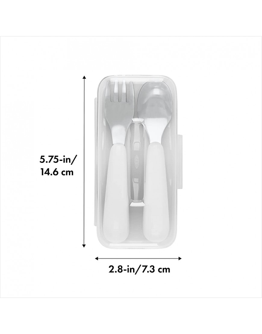 OXO Tot On-The-Go Fork And Spoon Set Navy - BANCV6IQ1