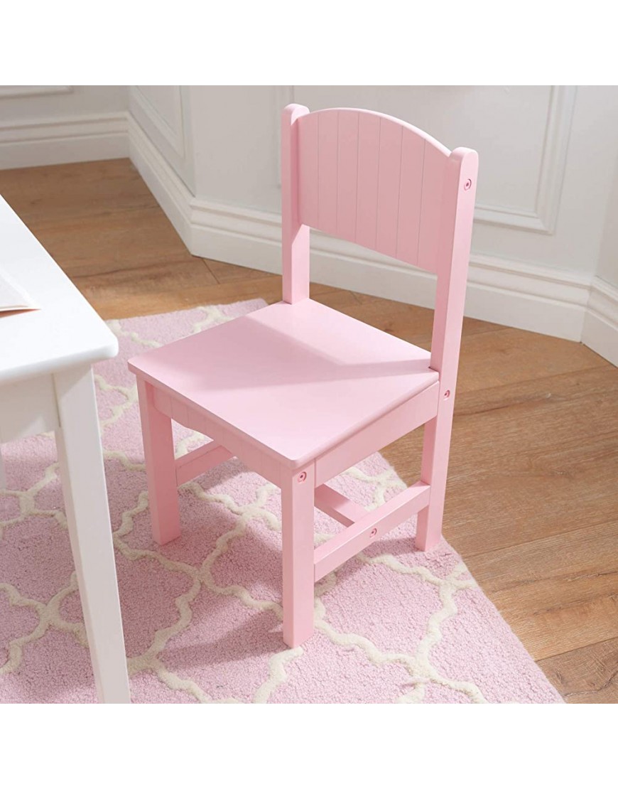 KidKraft Nantucket Kid's Wooden Table & 4 Chairs Set with Wainscoting Detail Pastel Gift for Ages 3-8 - BA24YYX32