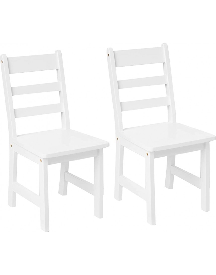Lipper International Child's Round Table with Shelf and 2 Chairs White - BTFZCJHBJ