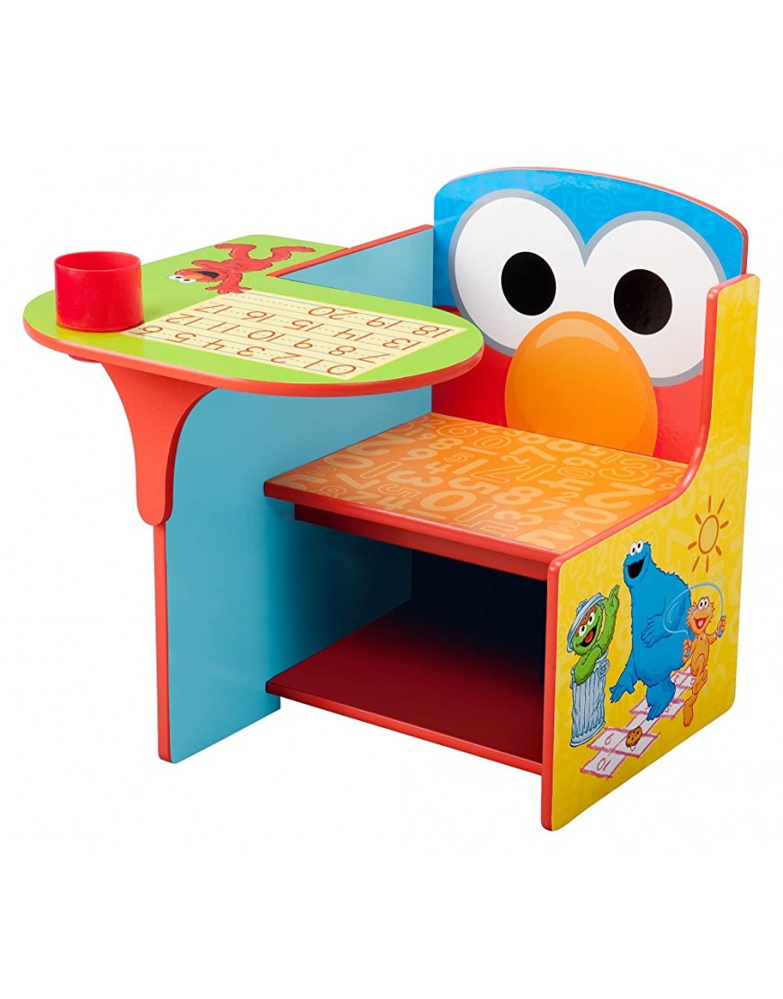 Delta Children Chair Desk With Storage Bin Sesame Street - BL4YB8E9C